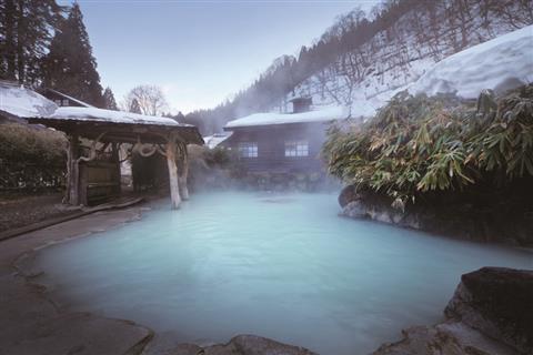 鶴の湯温泉・雪見の大露天風呂